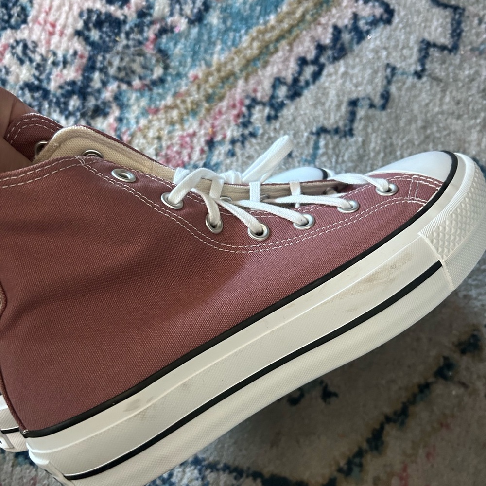Converse Women's Mauve High-Top Sneakers - Picture 2 of 6